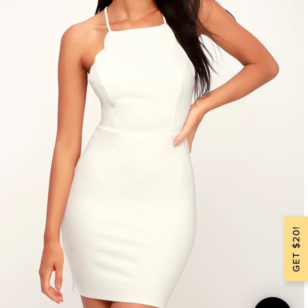 Lulus White Mini Dress (NWT)